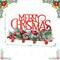 Glitzhome® 14.5" Merry Christmas Metal Stocking Holder